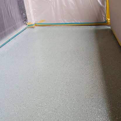 Detailansicht einer beschichteten Oberfläche